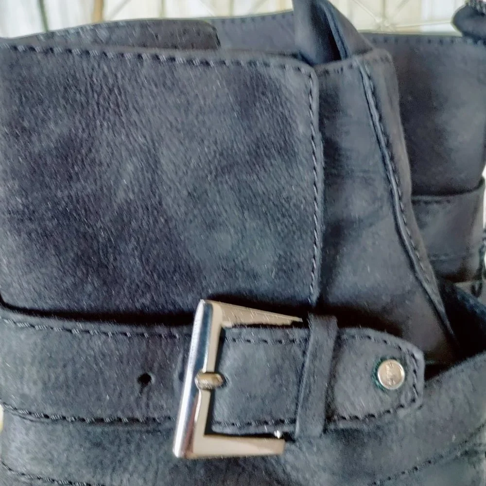 NIB $640 C'N'C Costume National Italy nubuck leather boots. IT‎ 38 US 7